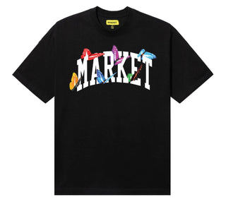 Market Butterfly Arc Black T-Shirt - Market Butterfly Arc Black T-Shirt - undefined 0563964170