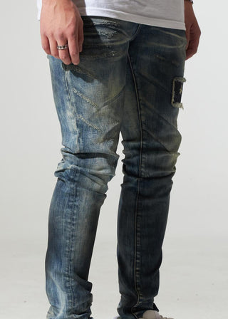 Crysp Denim Dirty Indigo - Crysp Denim Dirty Indigo - undefined 