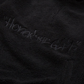 Honor The Gift Script Sherpa Pullover Black - Honor The Gift Script Sherpa Pullover Black - undefined 
