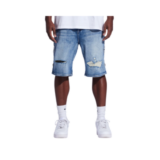 Crysp Denim RIVET SHORT-Medium Wash