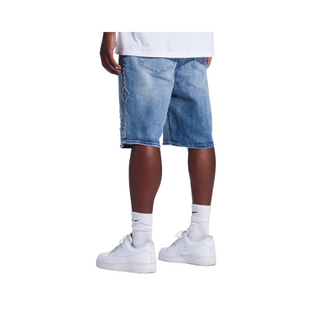 Crysp Denim RIVET SHORT-Medium Wash