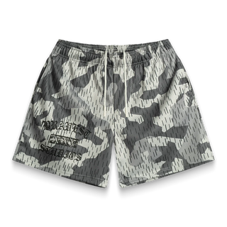 BRAVEST STUDIO GREY SPLINTER SHORTS