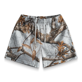 BRAVEST STUDIO WHITE REALTREE SHORTS