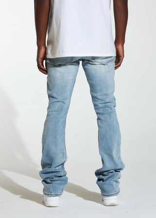 Crysp Denim Light Wash Stacked