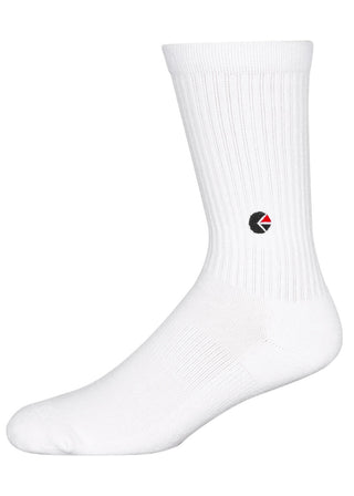 Ethika Crew Socks White