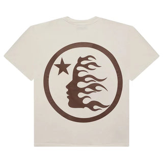 HELLSTAR CLASSIC WHITE/BROWN T-SHIRT