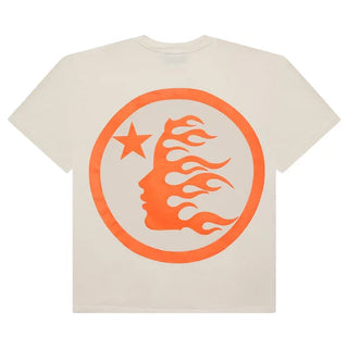 HELLSTAR CLASSIC WHITE/ORANGE T-SHIRT