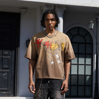 Hyde Park HP Star Tee - Brown