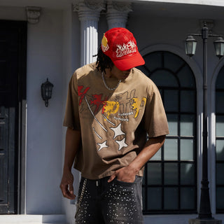Hyde Park HP Star Tee - Brown