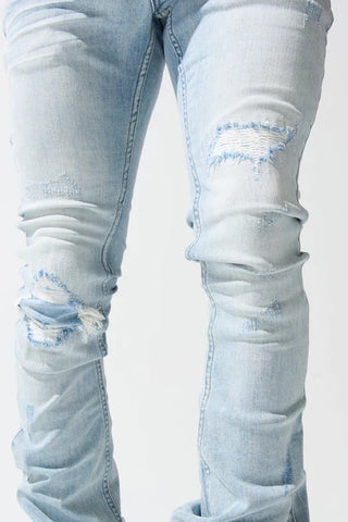 Serenede ''Azul'' Stacked Jeans