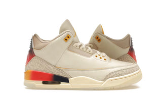 Jordan 3 Retro SP J Balvin Medellin Sunset released on September 23, 2023, at a retail price of $250