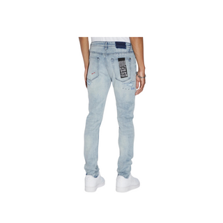 KSUBI VAN WINKLE SKRIBED BLUE DENIM BACK