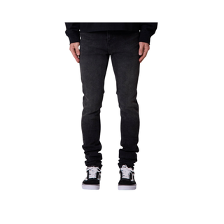 MNML Skinny Denim Western Black