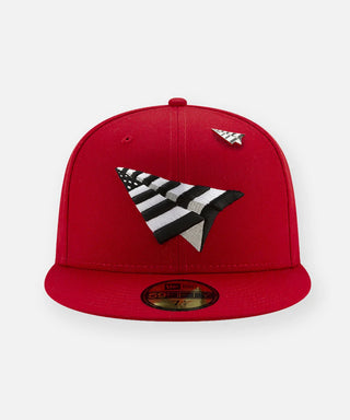 Paper Planes CRIMSON CROWN FITTED W/ GREY UNDER