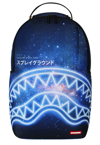 SprayGround Shark Central Neon Nebula Backpack