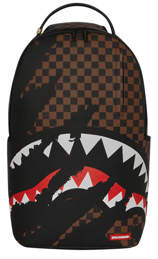SprayGround Claw Tear Check Backpack