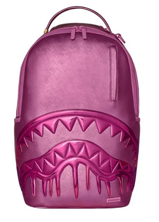 SprayGround Metallic Pink Metallic Drip Backpack