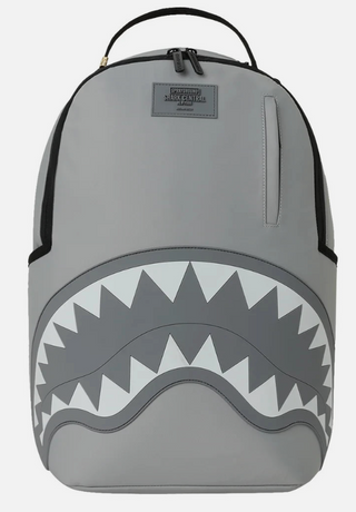 SprayGround Shark Central Tonal Gray Nylon Backpack