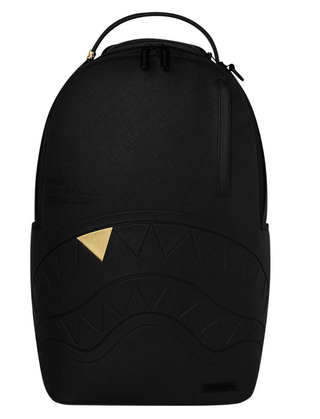 SprayGround Shark Central Gold Lettering Backpack