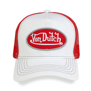 Von Dutch WHITE AND RED TRUCKER